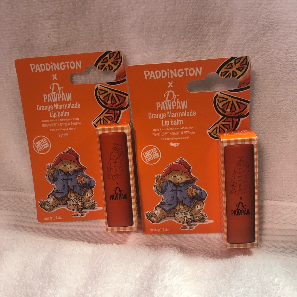 Dr. Pawpaw x Paddington orange marmalade lip balm limited edition bundle